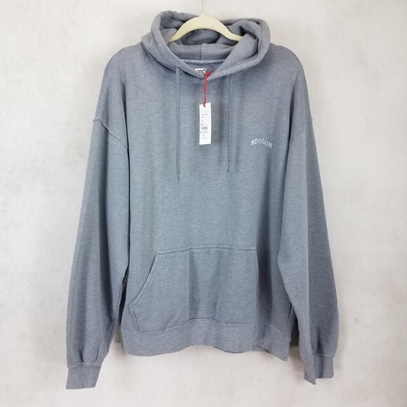 NEW BDG Urban Outfitters Men's S Hooded Sweatshirt Pullover Hoodie Marlin Blue - Picture 1 of 11
